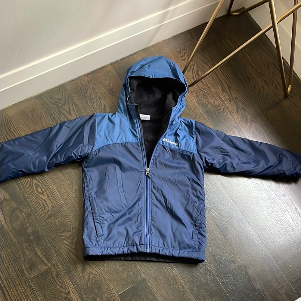 Colombia fleece boys coat sz 8